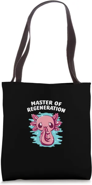 Master of Regeneration Axolotl Sea Animals Salamander Tote Bag