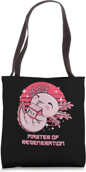 Master of Regeneration Axolotl Sea Animals Salamander Tote Bag