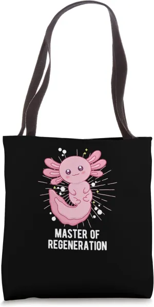 Master of Regeneration Axolotl Sea Animals Salamander Tote Bag