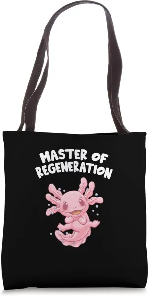 Master of Regeneration Axolotl Sea Animals Salamander Tote Bag