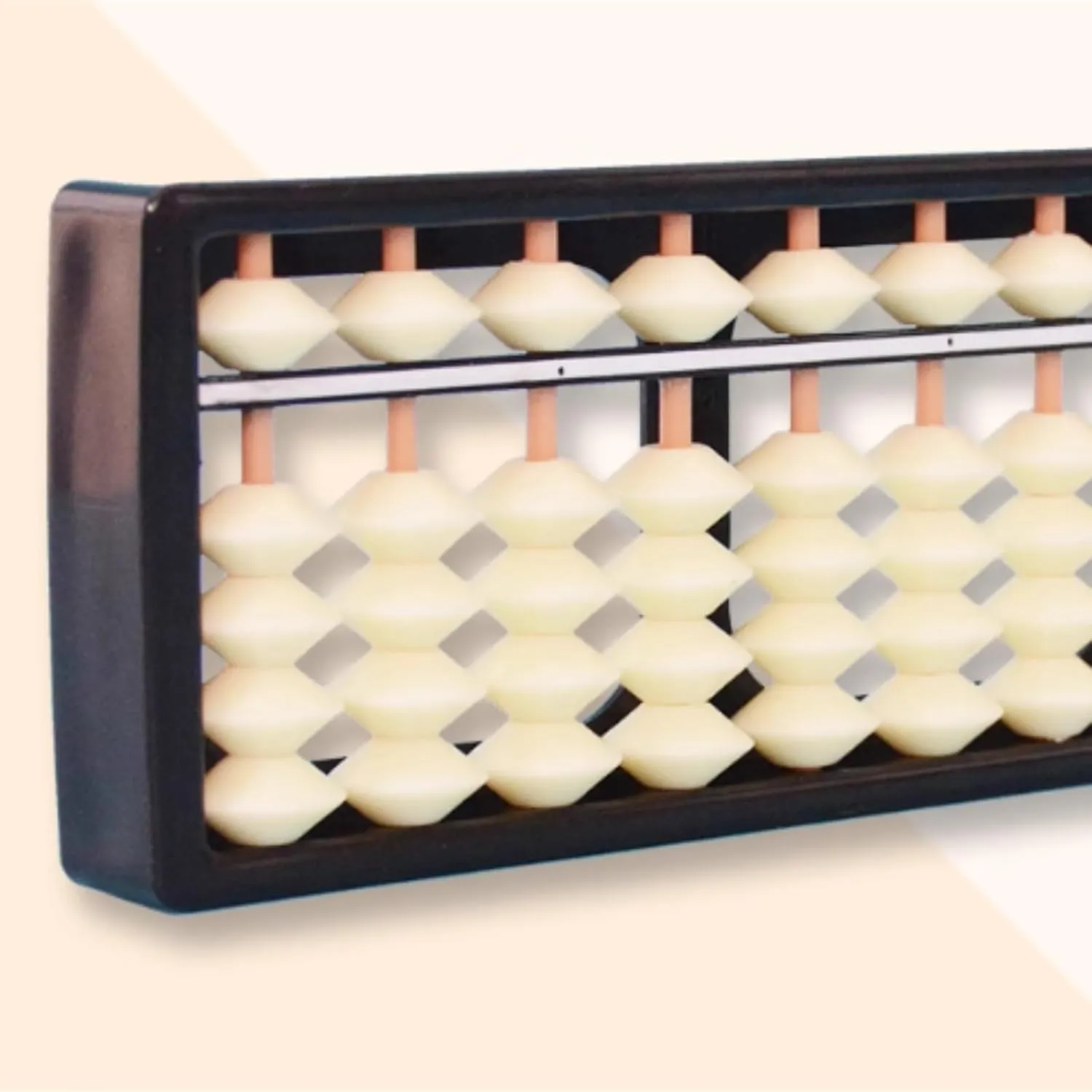 Math Calculating Tool Abacus 17 Digit Chinese Japanese Calculator Counting Tool for School Educational Tool Abacus Plastic Counting Abacus