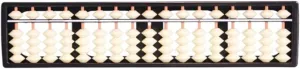 Math Calculating Tool Abacus 17 Digit Chinese Japanese Calculator Counting Tool for School Educational Tool Abacus Plastic Counting Abacus