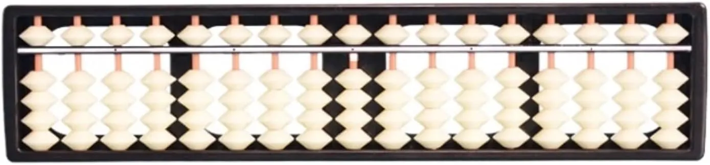 Math Calculating Tool Abacus 17 Digit Chinese Japanese Calculator Counting Tool for School Educational Tool Abacus Plastic Counting Abacus