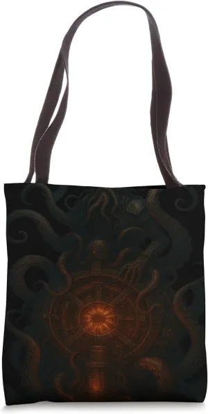 Mechanical Octopus Kraken Pirate Core Reactor Tote Bag