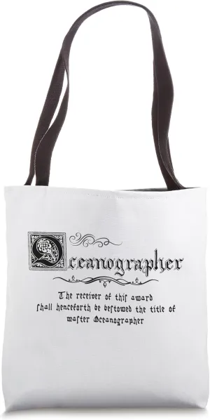 Medieval Master Oceanographer Tote Bag