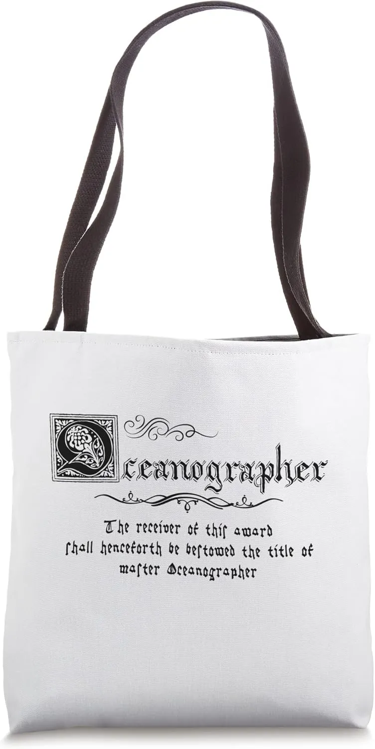 Medieval Master Oceanographer Tote Bag