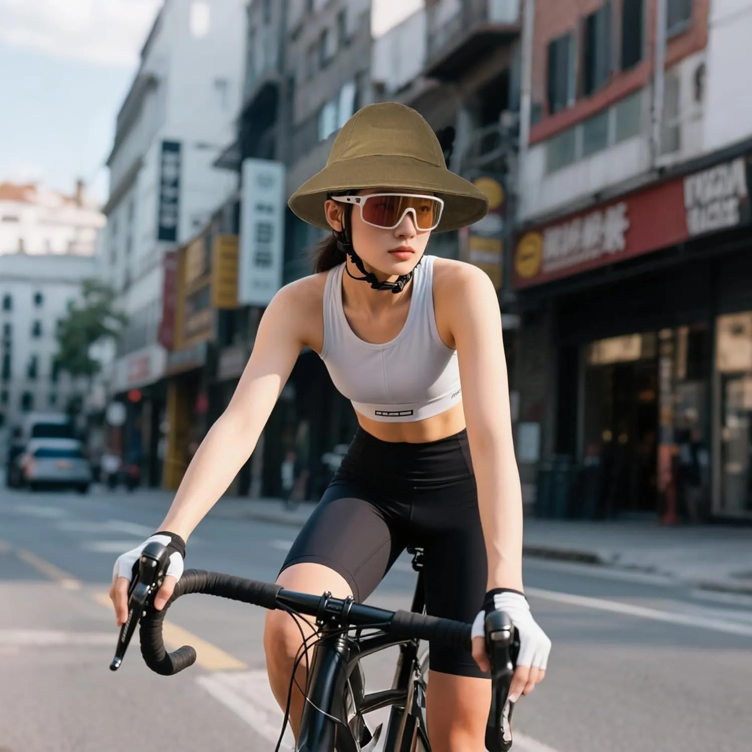 Men Women Helmet Liner Cycling Sun Hat Safety Helmet Shaped Fishing Hat Motorcycle Bike Visor Cap