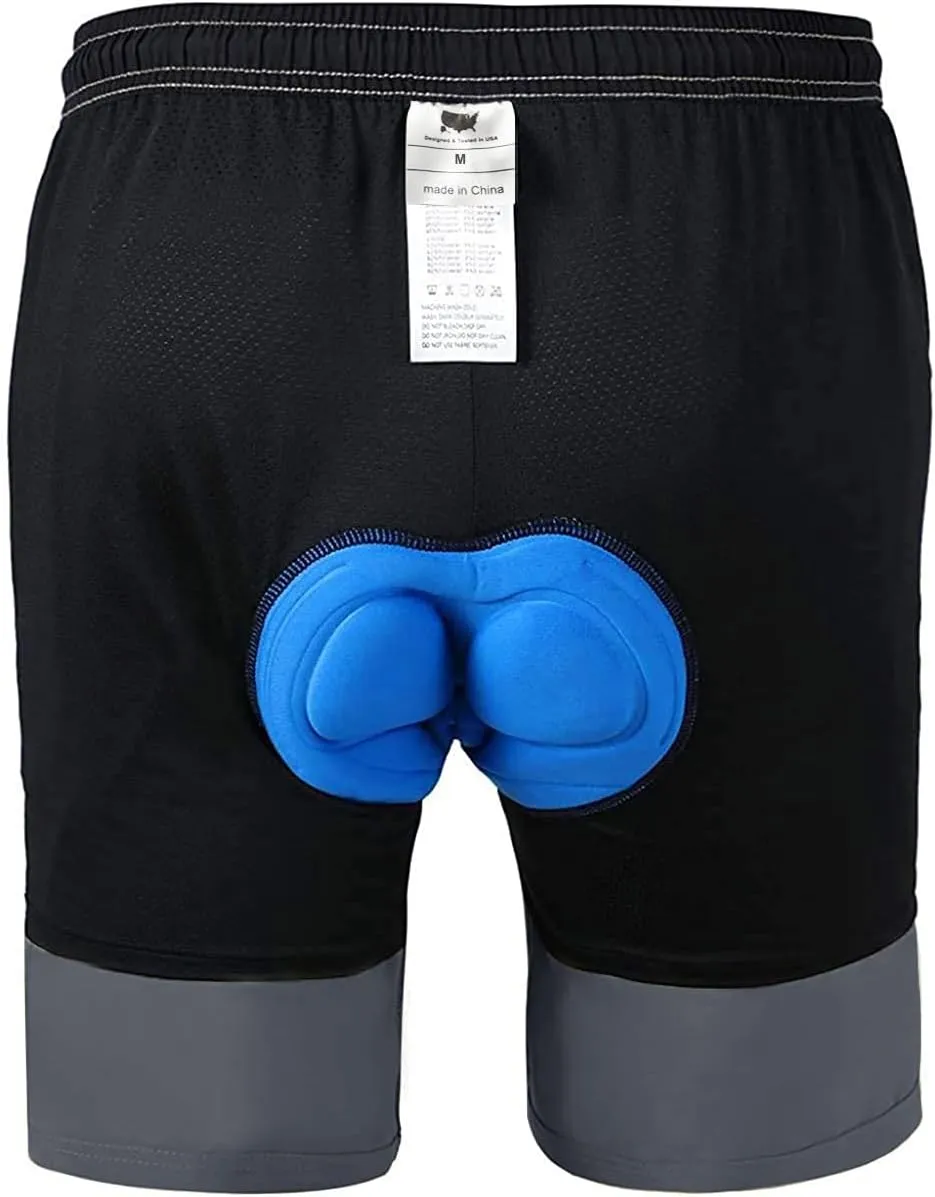 Men's Mountain Bike Shorts 3D Padded Bicycle MTB Shorts Loose-fit Lightweight MTB Cycling Shorts