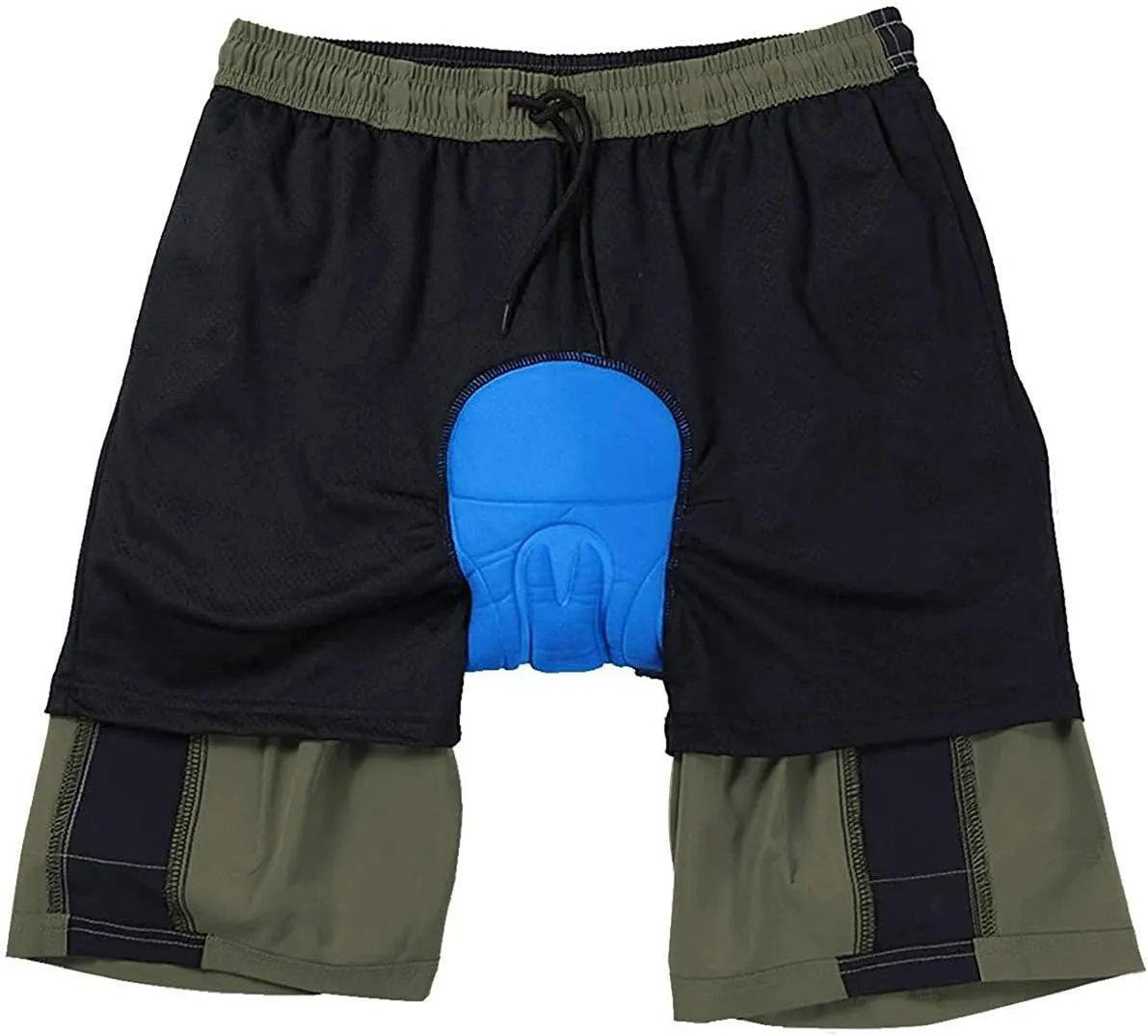 Men's Mountain Bike Shorts 3D Padded Bicycle MTB Shorts Loose-fit Lightweight MTB Cycling Shorts