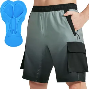 Men's Mountain Bike Shorts 3D Padded Bicycle MTB Shorts Loose-fit Lightweight MTB Cycling Shorts