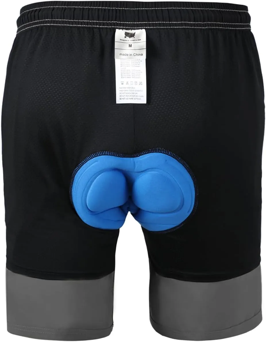 Men's Mountain Bike Shorts 3D Padded Bicycle MTB Shorts Loose-fit Lightweight MTB Cycling Shorts
