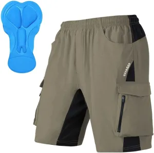Men's Mountain Bike Shorts 3D Padded Bicycle MTB Shorts Loose-fit Lightweight MTB Cycling Shorts