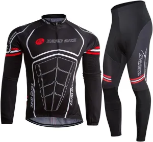 Men's Soft Long Sleeve Breathable Bicycle Cycling Jersey Polyester Clothing Outdoor Sports Fall Autumn