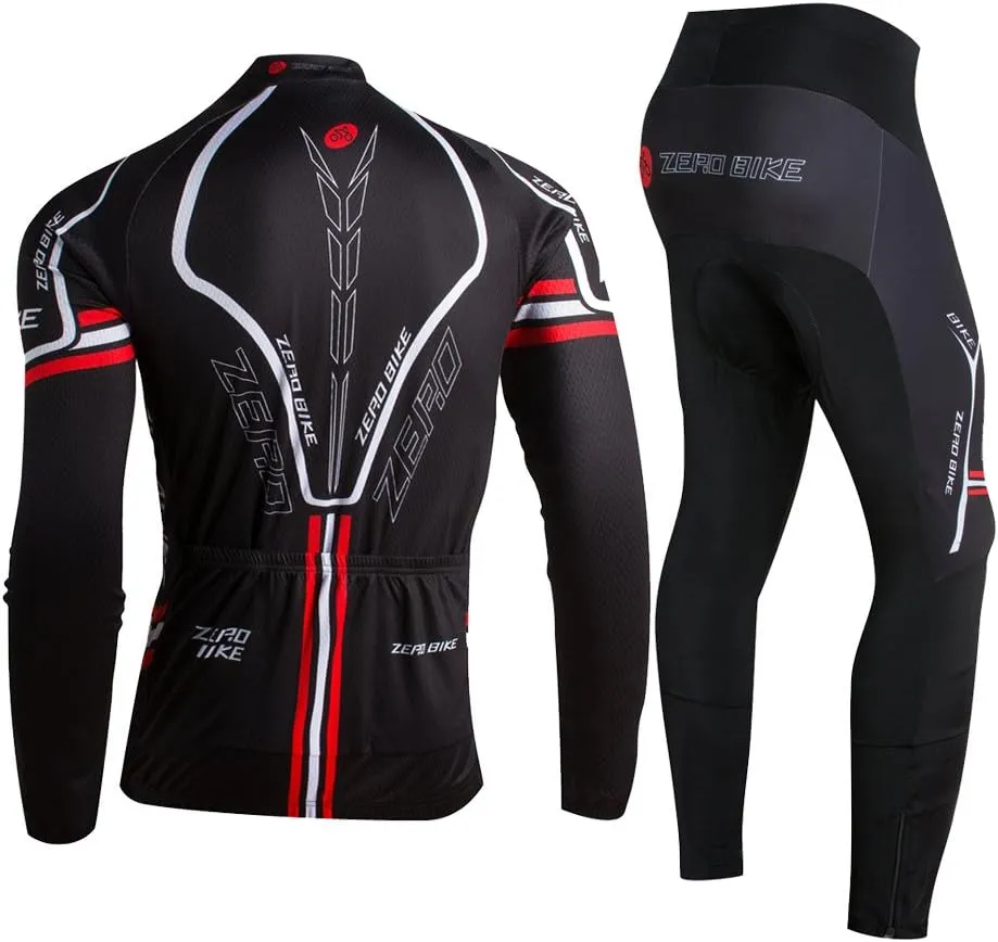 Men's Soft Long Sleeve Breathable Bicycle Cycling Jersey Polyester Clothing Outdoor Sports Fall Autumn