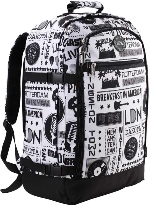 Metz Travel Backpack for Women and Men Carry on Luggage Sized 22x14x9"