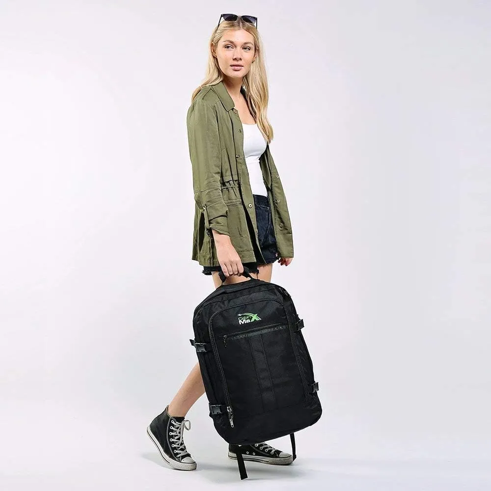 Metz Travel Backpack for Women and Men Carry on Luggage Sized 22x14x9"