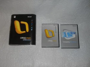 Microsoft Office 2004 Professional (Mac) Old Version