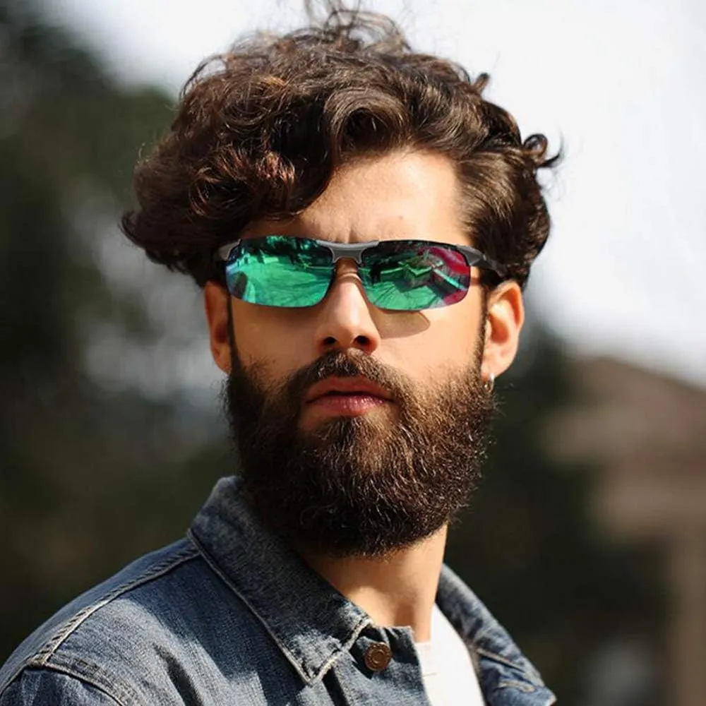 MOORAY Mens Polarized Sports Sunglasses UV Protection Sunglasses for Men Cycling Driving Fishing