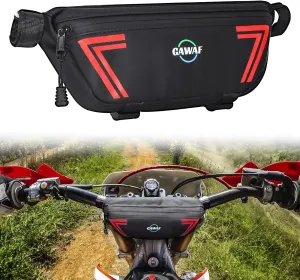 Motorcycle Handlebar Bag, Universal Waterproof Motorcycle Tool Bag, Bicycle Front Storage Bag Fit for SURRON LIGHT BEE X, S X160, X260, Talaria Sting Segway Electric Dirt Bike