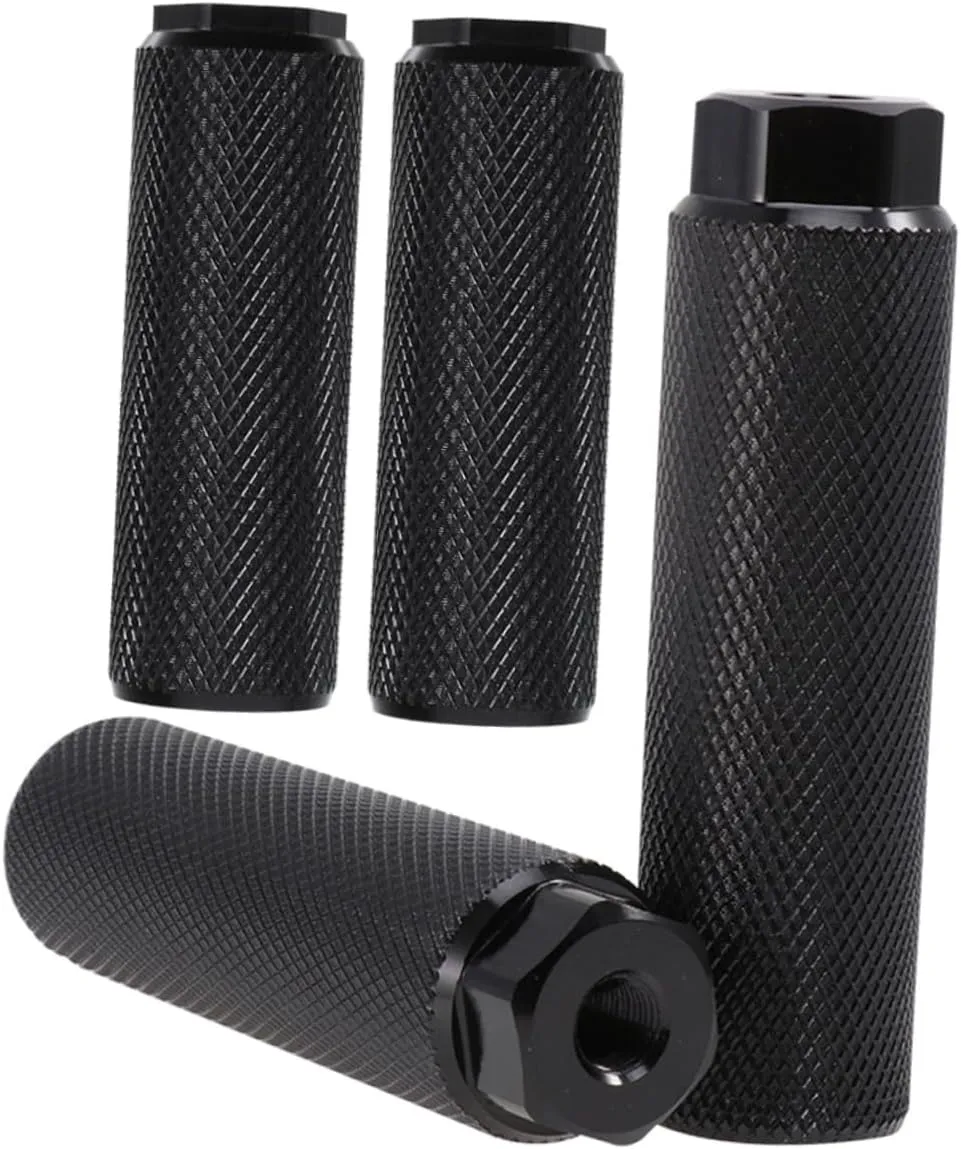 Mountain 4pcs Durable Aluminum Bike Foot Pegs Standard Size Easy to Install