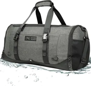 Movex 33L Medium Gym Duffle Bag - Scratch-Resistant Workout, Travel Duffle Bag for Men and Women - Perfect for Carry On (Dark Gray)