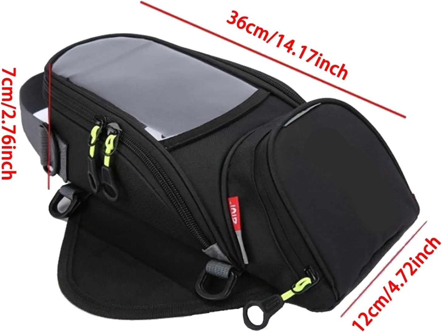 Multi Functional Small Fuel Storage Bag, Motorcycle Fuel Bag, Mobile Navigation Fuel Tank Bag(Tank bag)