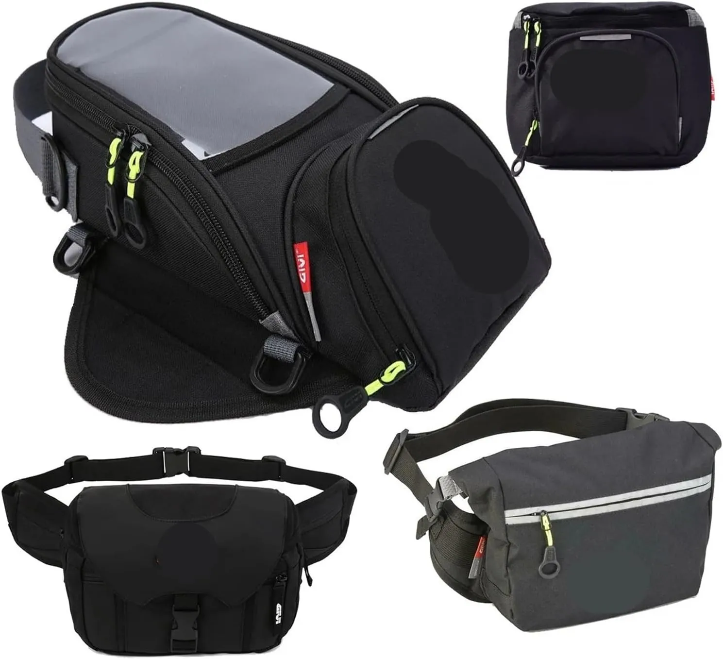 Multi Functional Small Fuel Storage Bag, Motorcycle Fuel Bag, Mobile Navigation Fuel Tank Bag(Tank bag)