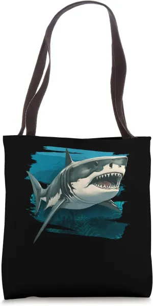 Nailed It Marine Animal Ocean Sea Predatory Fish Shark Tote Bag