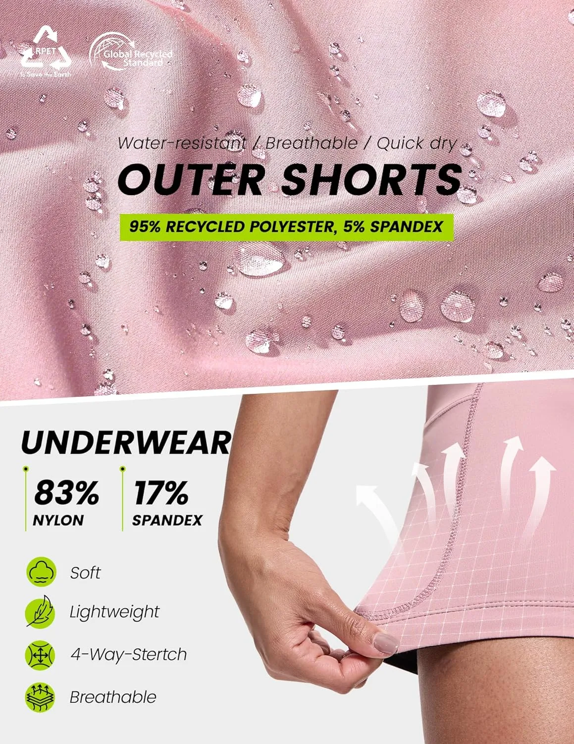 Nepest Womens Cycling Shorts Padded Mountain Bike Road Biking Padding Cycle Biker Bicycle Shorts with Zipper Pockets