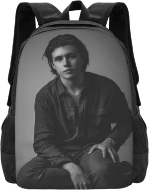 Nick Actors Robinson Backpack Laptop Computer Bag Double Shoulder Bags Casual Daypack for Travel Work Business Outdoor 15.6 Inch