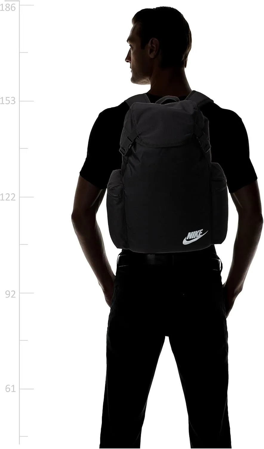 Nike Heritage Backpack, Black, One Size