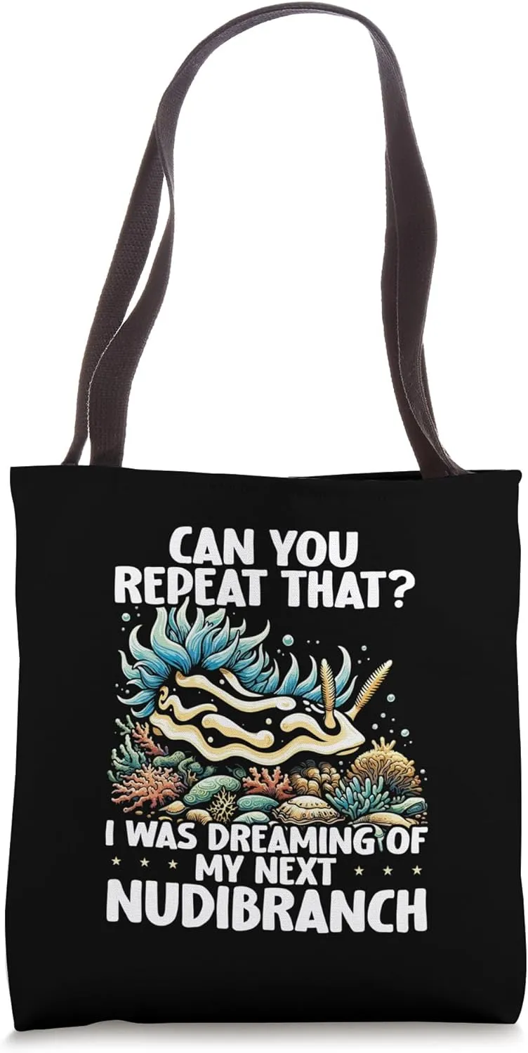 Nudibranch Ocean Design Oceanography Sea Snail Nudibranch Tote Bag