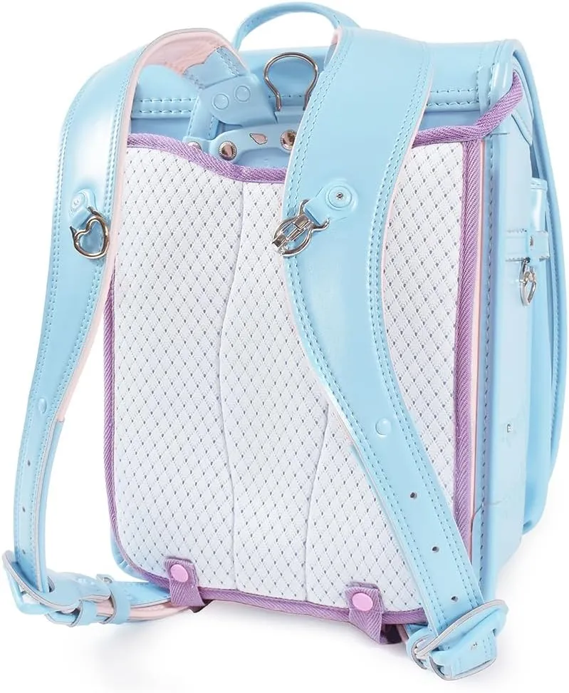 NW300600 School Bag Cover/Pad 3-piece Set, Departure Progress, Super Express, Back Pad, Shoulder Pad, Mesh Cushion, Cooling Sensation, Seiban, Tsuchiya Bag, School Commute