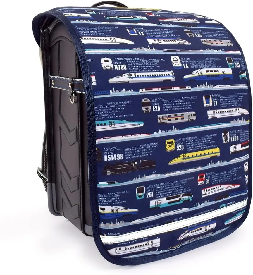 NW300600 School Bag Cover/Pad 3-piece Set, Departure Progress, Super Express, Back Pad, Shoulder Pad, Mesh Cushion, Cooling Sensation, Seiban, Tsuchiya Bag, School Commute