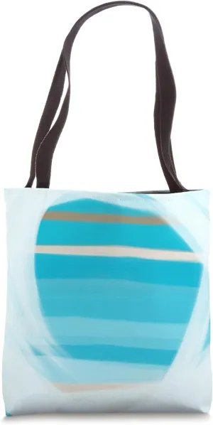 Ocean Blue Lagoon Beachy Pattern Design Tote Bag