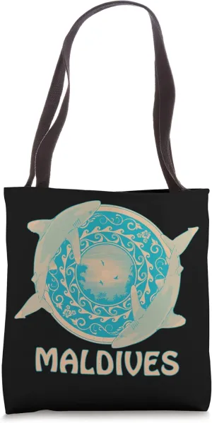 Oceanic Whitetip Sharks Maldives Diving Tote Bag
