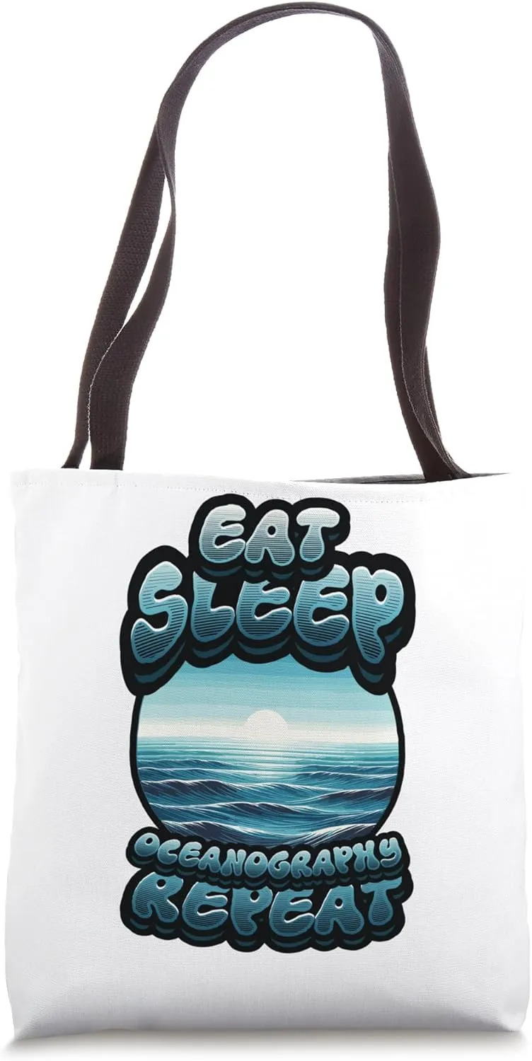 Oceanography Marine Biology Diving Oceanography Tote Bag