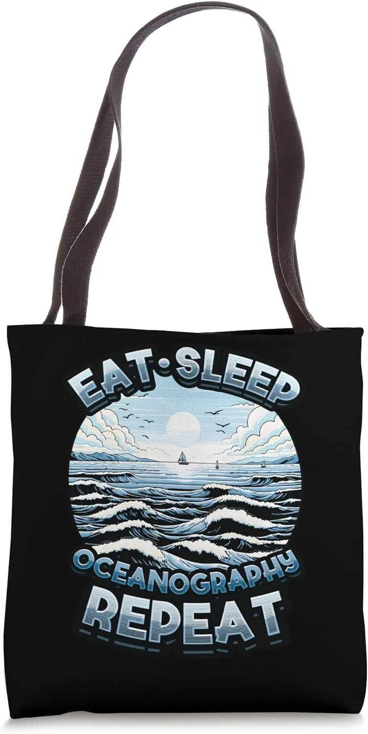 Oceanography Marine Biology Diving Oceanography Tote Bag