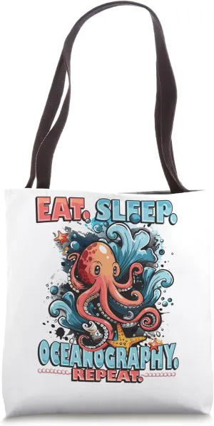 Oceanography Marine Biology Diving Oceanography Tote Bag