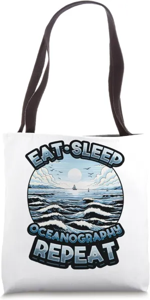 Oceanography Marine Biology Diving Oceanography Tote Bag