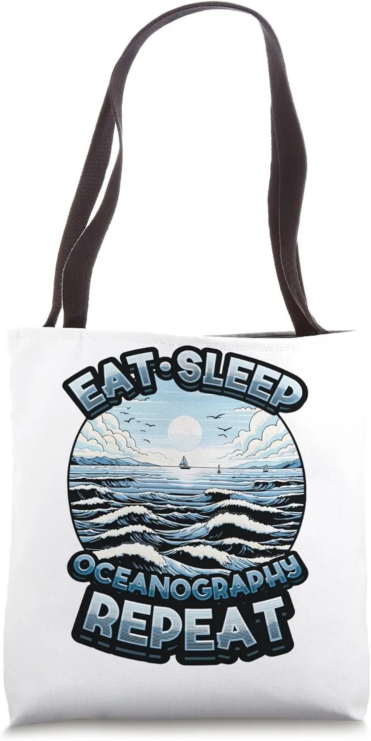Oceanography Marine Biology Diving Oceanography Tote Bag
