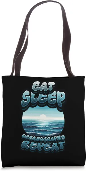 Oceanography Marine Biology Diving Oceanography Tote Bag