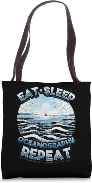 Oceanography Marine Biology Diving Oceanography Tote Bag
