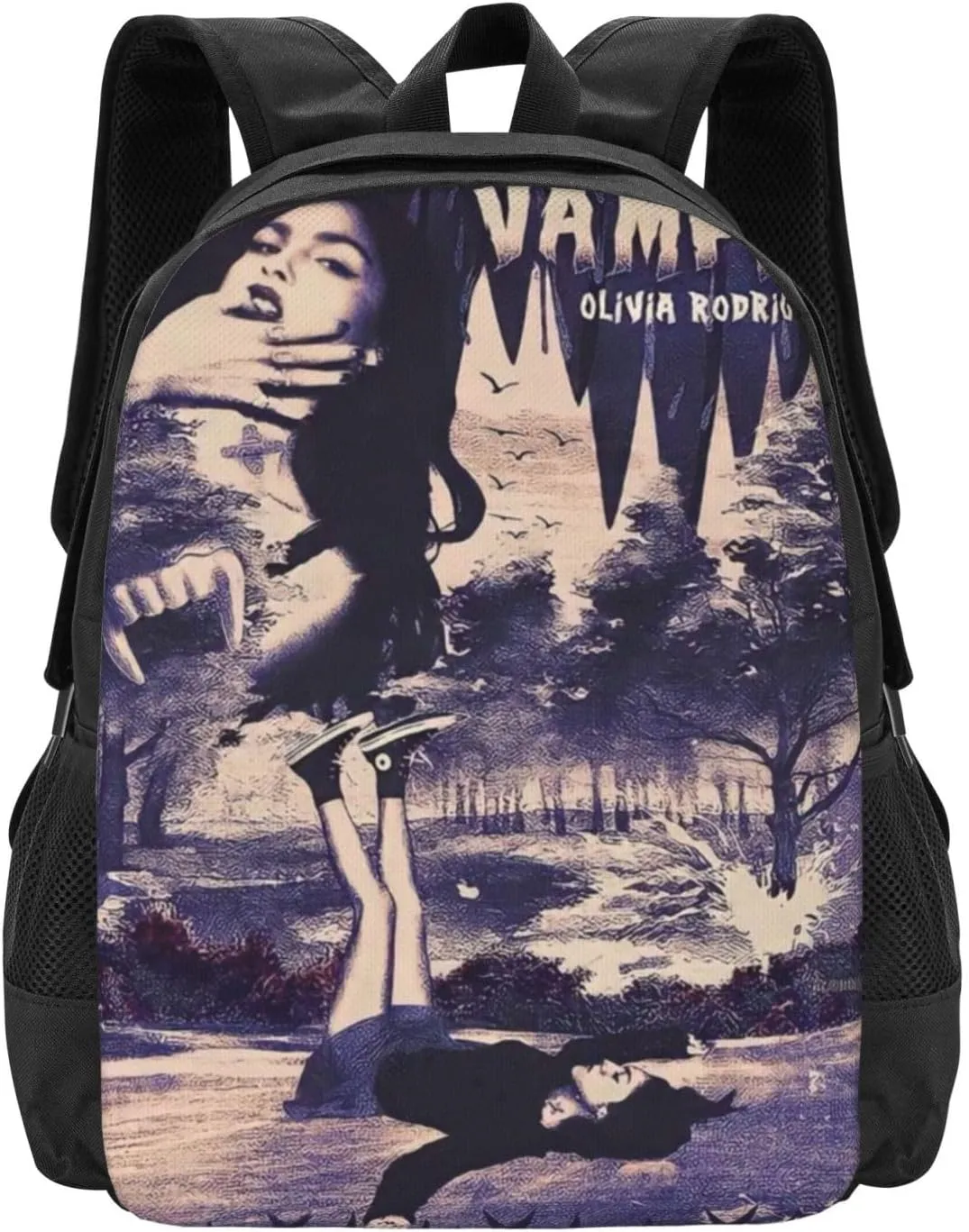 Olivia Songwriter Actress Rodrigo Unisex Sports Bag, Backpack for Hiking Fun Work Backpack Notebook Bag for Men and Women