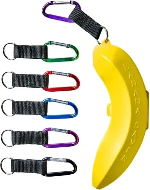 On The Go Case with Carabiner,Yellow