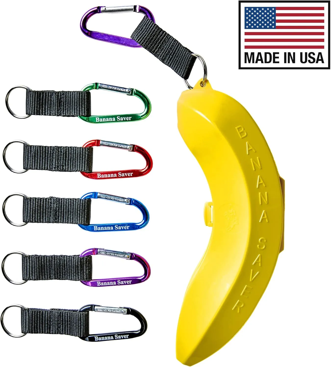 On The Go Case with Carabiner,Yellow