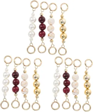 Operitacx Sets Multi-Functional Bag Extension Chain DIY Purses Purse Bag Straps Chain Link Short Pcs