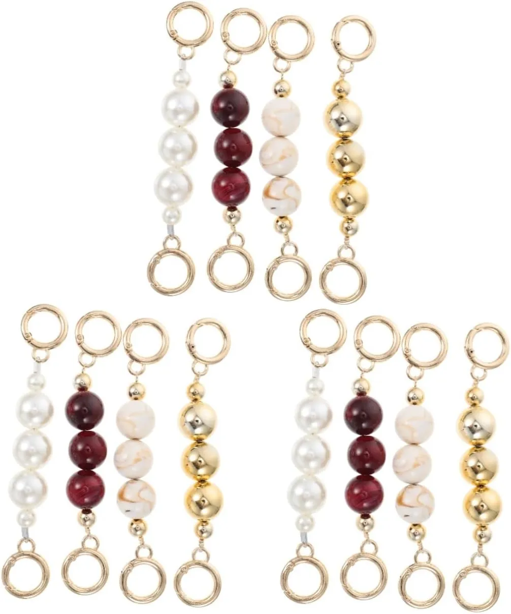 Operitacx Sets Multi-Functional Bag Extension Chain DIY Purses Purse Bag Straps Chain Link Short Pcs