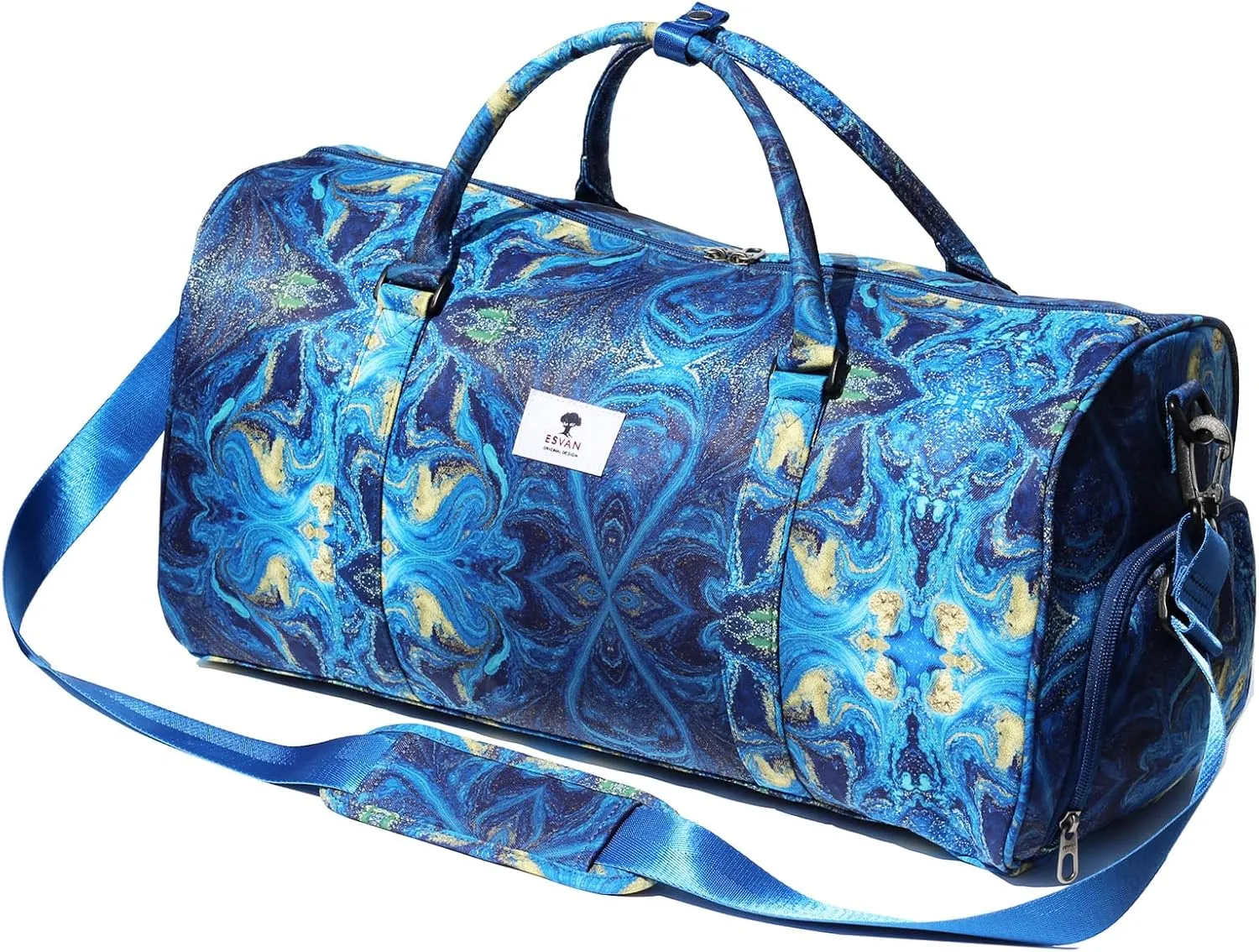 Original Floral Water Resistant Duffel Bag Gym bag Weekender Travel Bag for Gym Beach Travel Daily Bags