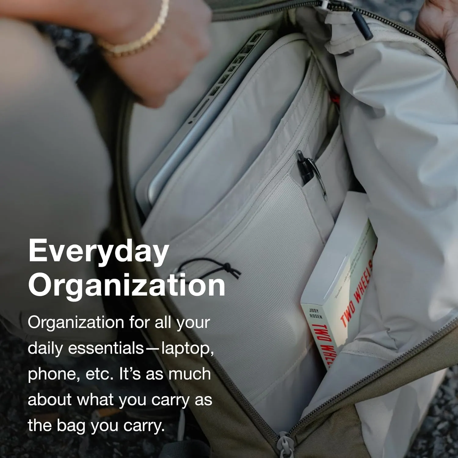 Osprey Arcane Large Day Commuter Backpack, Allium Red/Brindle Brown